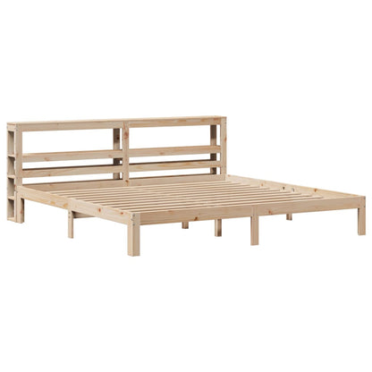 Bed Frame with Headboard without Mattress 180x200 cm Super King