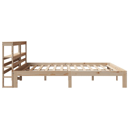 Bed Frame with Headboard without Mattress 200x200 cm