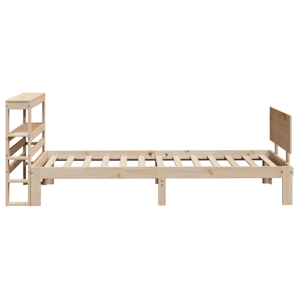 Bed Frame with Headboard without Mattress 100x200 cm