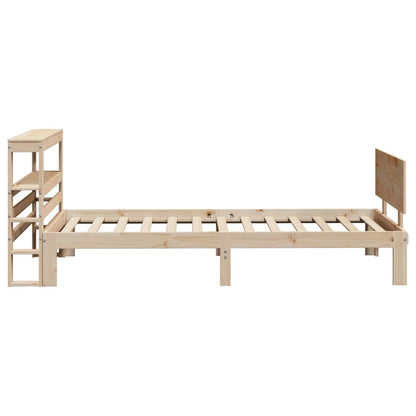 Bed Frame with Headboard without Mattress 100x200 cm