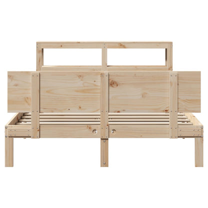 Bed Frame with Headboard without Mattress 120x200 cm