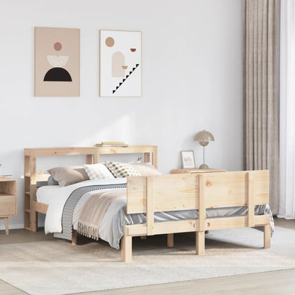 Bed Frame with Headboard without Mattress 140x200 cm