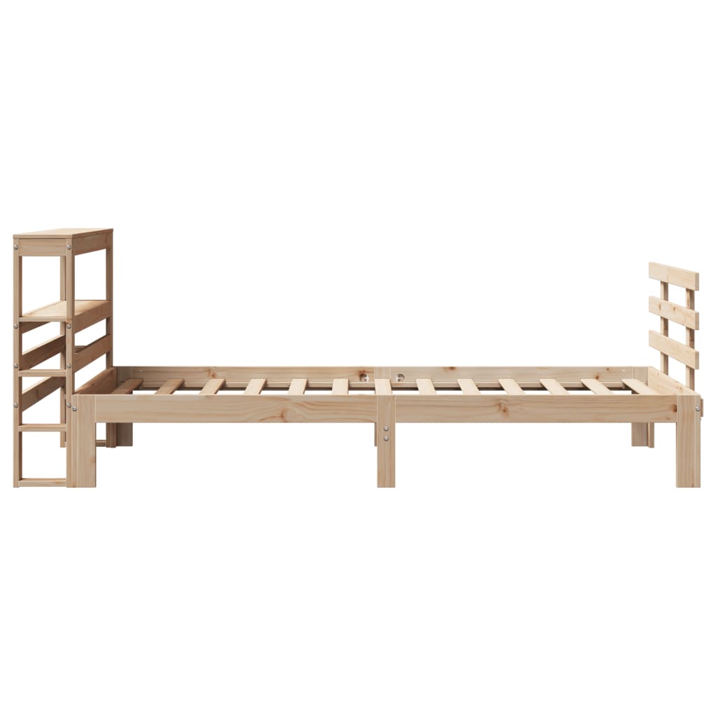 Bed Frame with Headboard without Mattress 90x190 cm Single