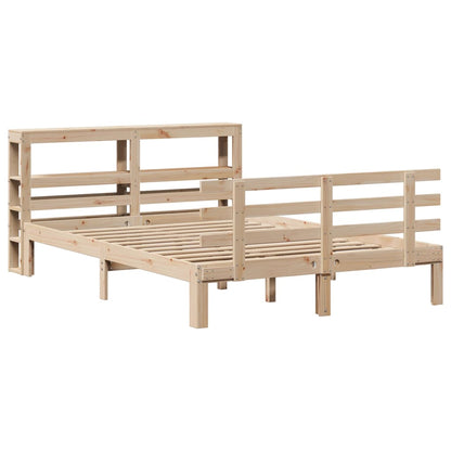Bed Frame with Headboard without Mattress 120x190 cm Small Double