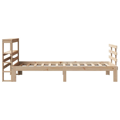 Bed Frame with Headboard without Mattress 90x200 cm