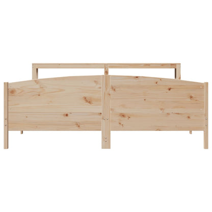Bed Frame without Mattress 180x200 cm Super King Solid Wood Pine