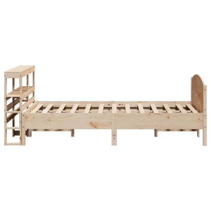 Bed Frame without Mattress 160x200 cm Solid Wood Pine