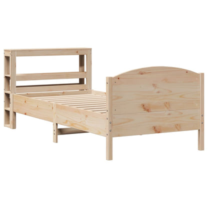 Bed Frame without Mattress 100x200 cm Solid Wood Pine