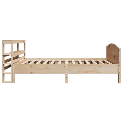 Bed Frame without Mattress 100x200 cm Solid Wood Pine