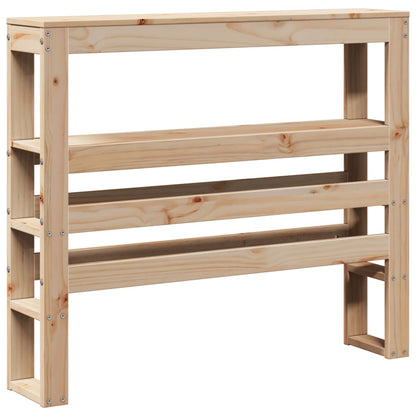 Bed Frame without Mattress 90x200 cm Solid Wood Pine