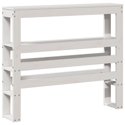 Bed Frame without Mattress White 90x190 cm Single Solid Wood Pine