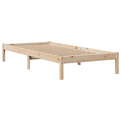 Bed Frame without Mattress 90x190 cm Single Solid Wood Pine