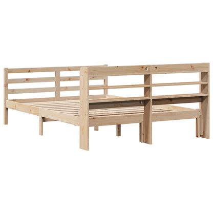 Bed Frame with Headboard without Mattress 140x190 cm