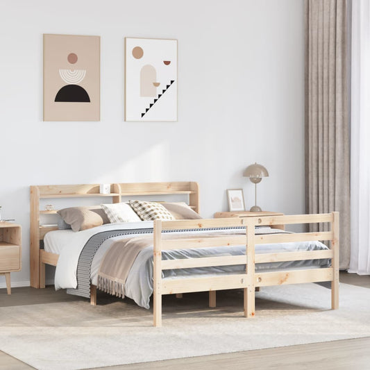 Bed Frame with Headboard without Mattress 160x200 cm