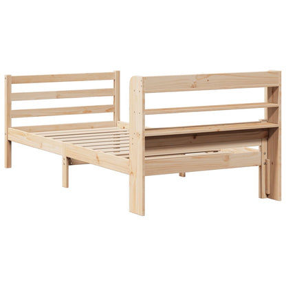 Bed Frame with Headboard without Mattress 90x200 cm