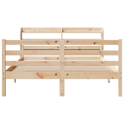Bed Frame with Headboard without Mattress 160x200 cm