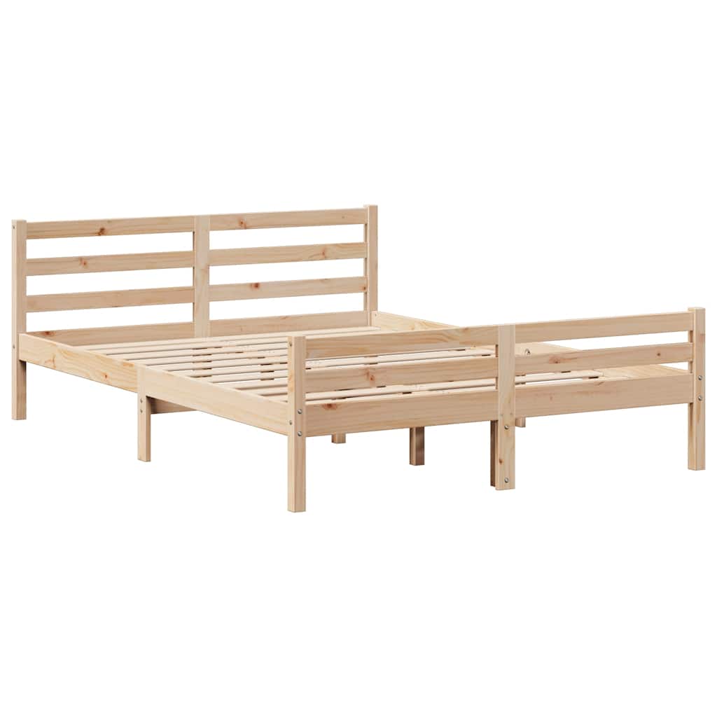Bed Frame with Headboard without Mattress 160x200 cm