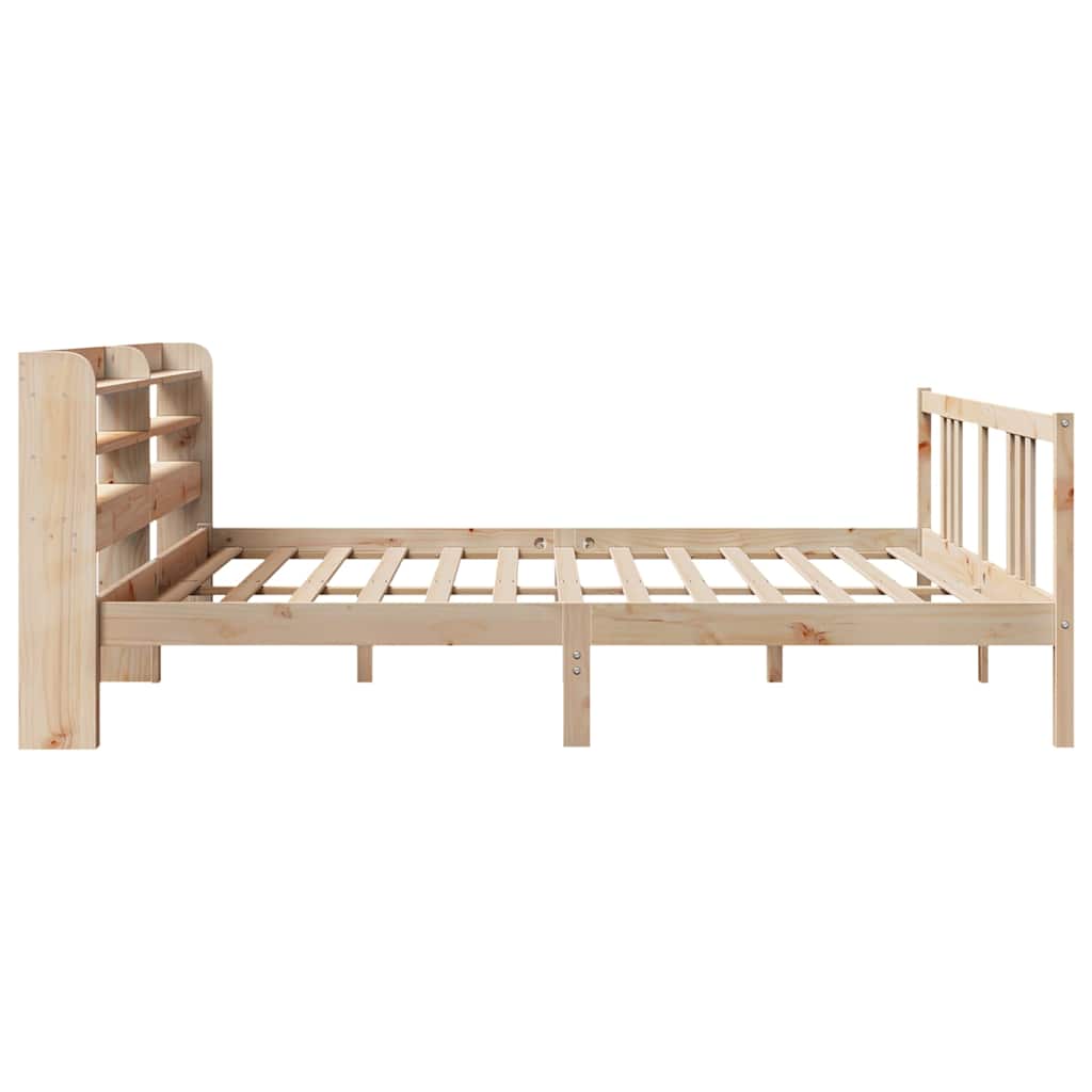 Bed Frame with Headboard without Mattress 200x200 cm