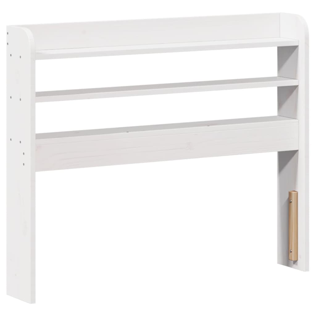 Bed Frame with Headboard without Mattress White 90x190 cm Single