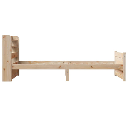 Bed Frame with Headboard without Mattress 90x190 cm Single