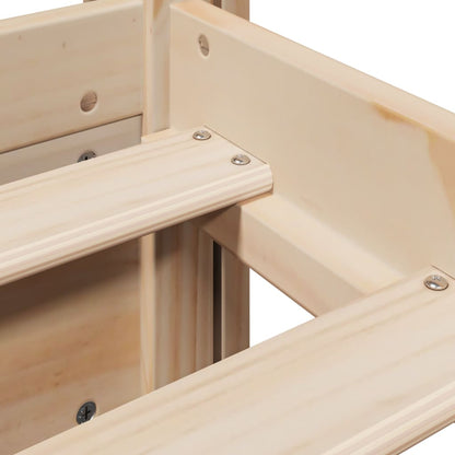 Bed Frame with Headboard without Mattress 100x200 cm