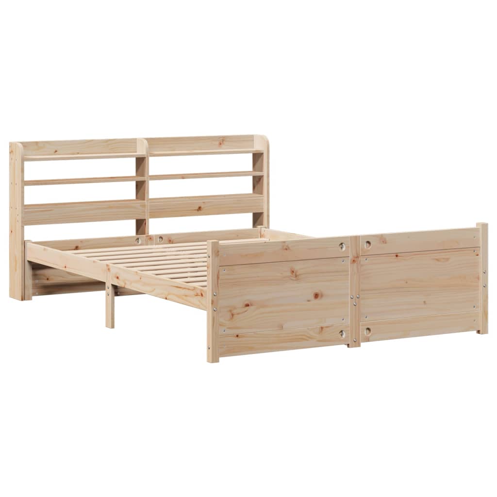Bed Frame with Headboard without Mattress 140x200 cm