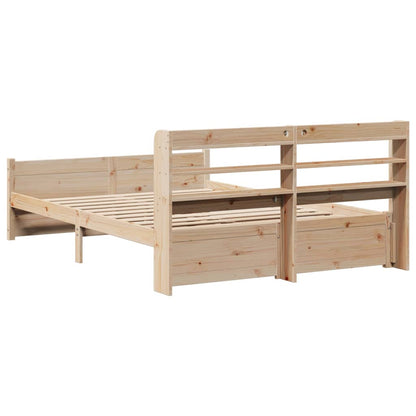 Bed Frame with Headboard without Mattress 140x200 cm