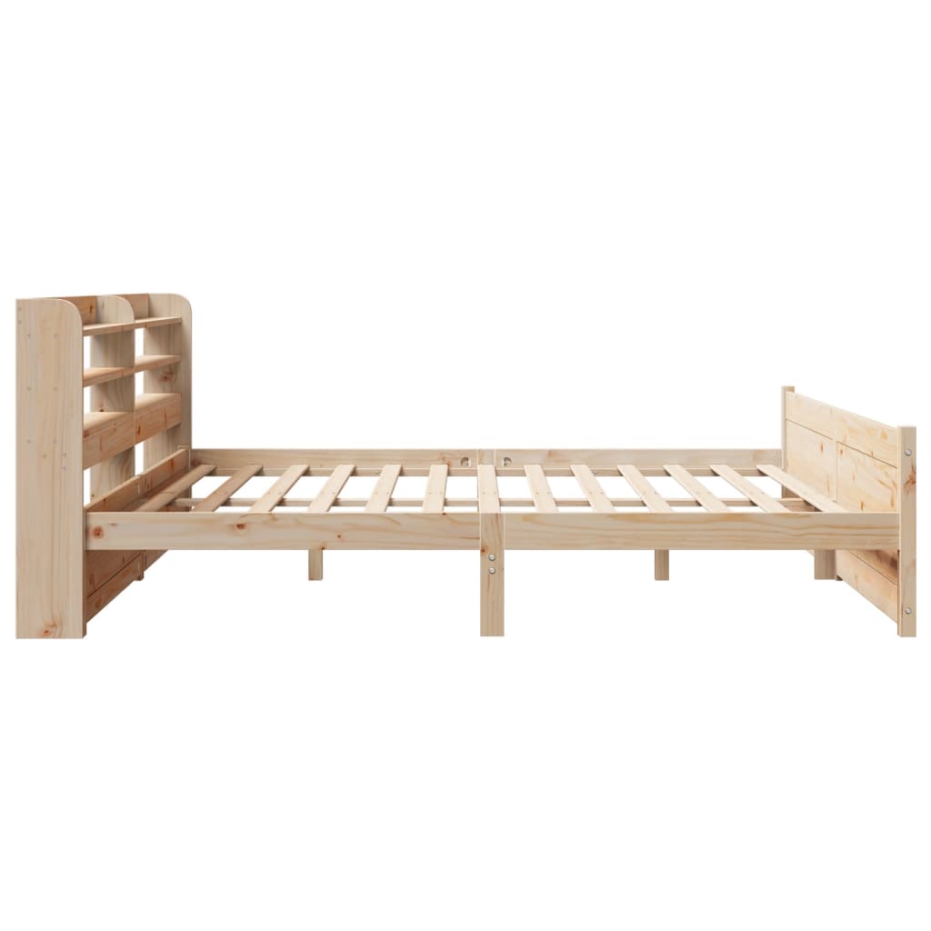 Bed Frame with Headboard without Mattress 200x200 cm
