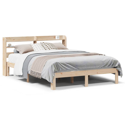 Bed Frame with Headboard without Mattress 120x190 cm Small Double