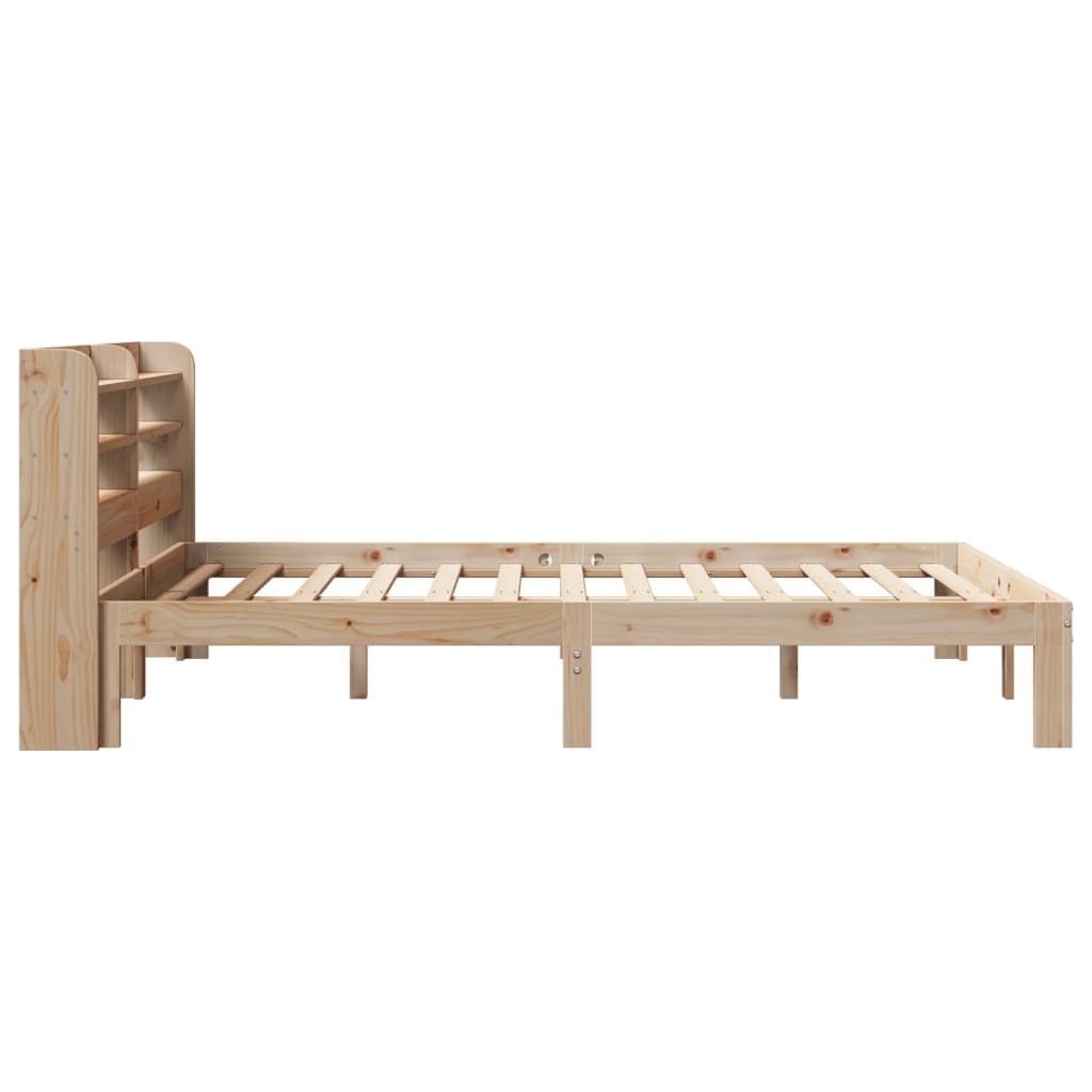 Bed Frame with Headboard without Mattress 135x190 cm Double