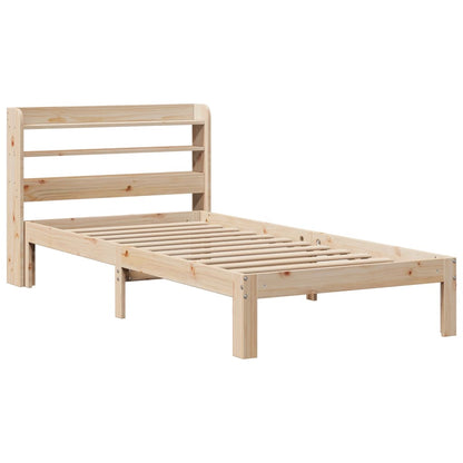 Bed Frame with Headboard without Mattress 90x200 cm
