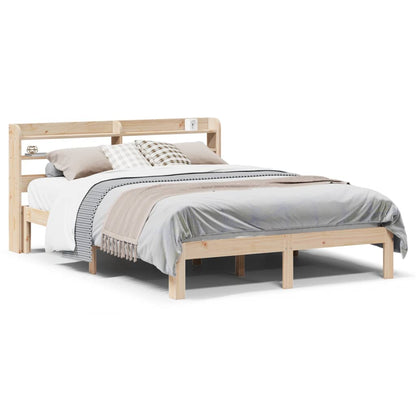 Bed Frame with Headboard without Mattress 120x200 cm