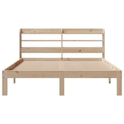 Bed Frame with Headboard without Mattress 140x200 cm