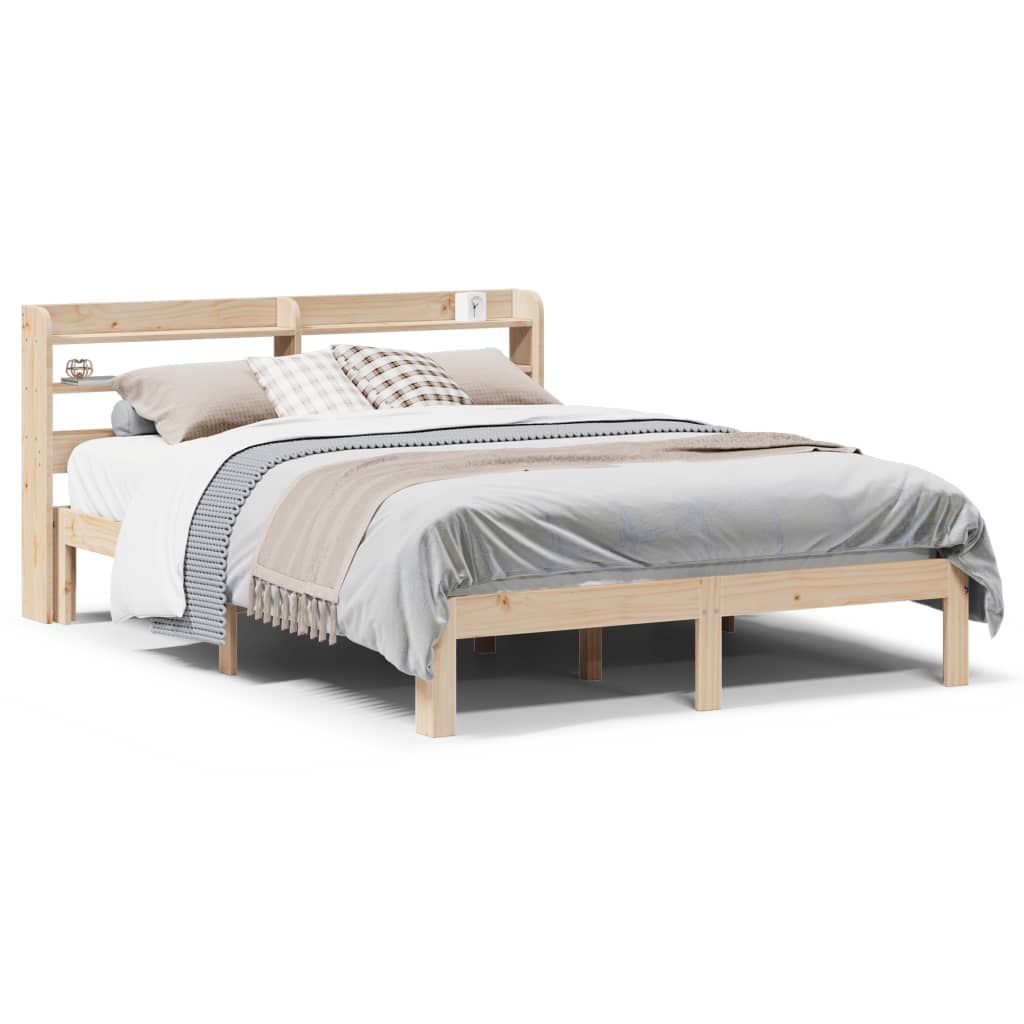 Bed Frame with Headboard without Mattress 160x200 cm