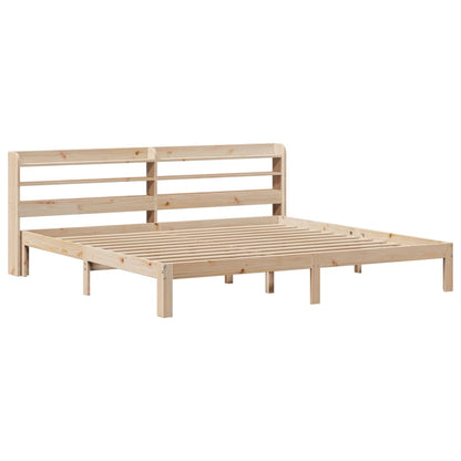 Bed Frame with Headboard without Mattress 180x200 cm Super King