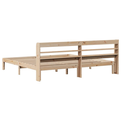 Bed Frame with Headboard without Mattress 200x200 cm