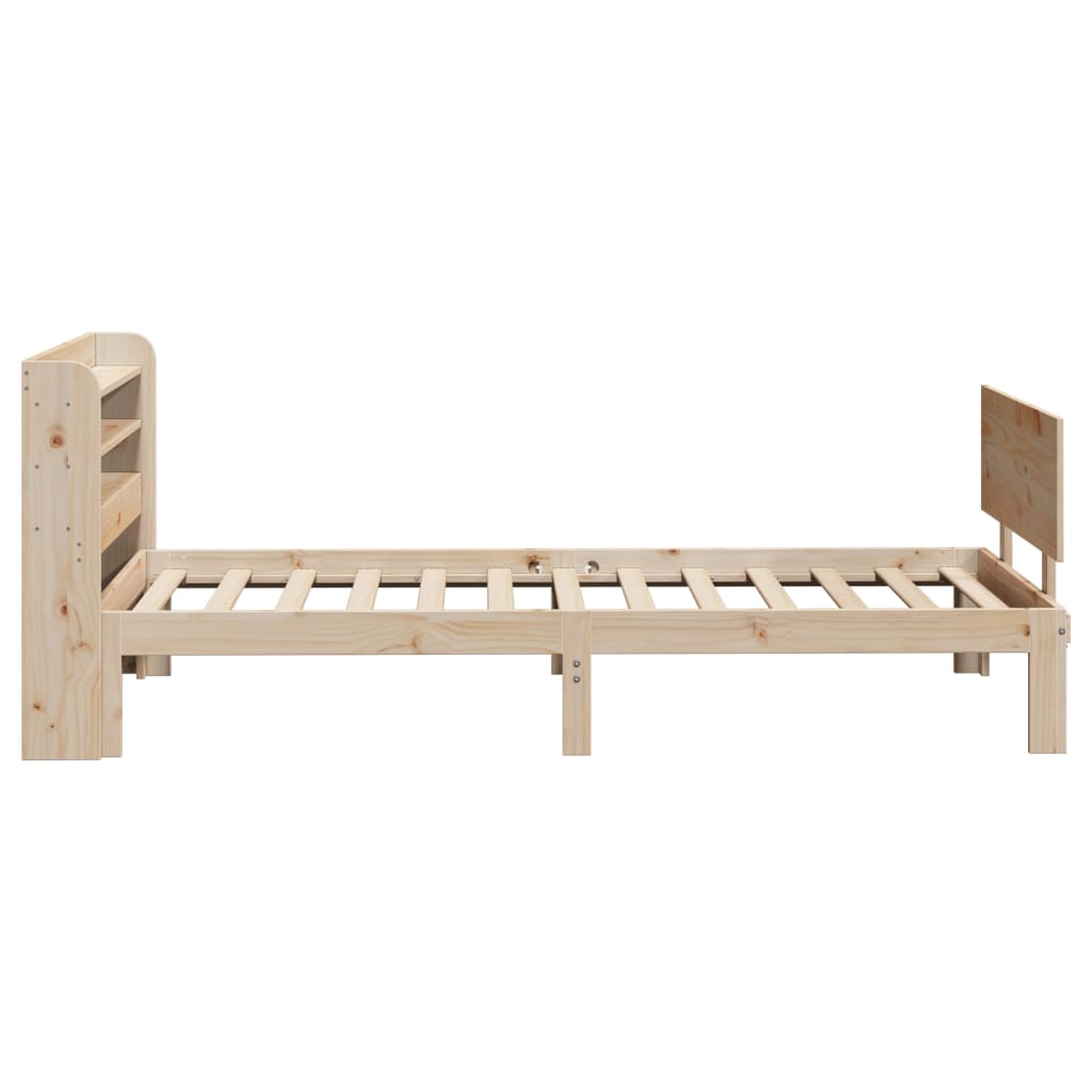 Bed Frame with Headboard without Mattress 100x200 cm