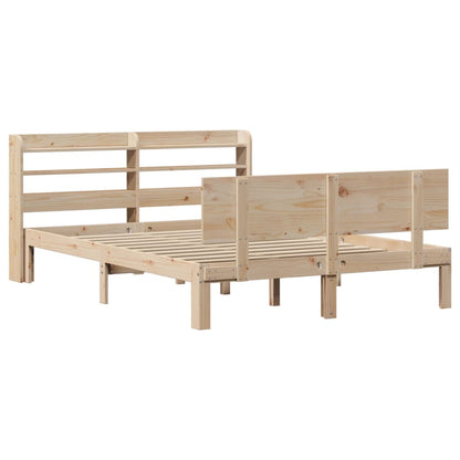 Bed Frame with Headboard without Mattress 120x200 cm