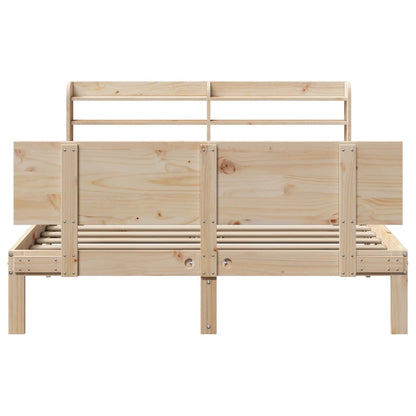 Bed Frame with Headboard without Mattress 120x200 cm