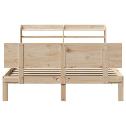Bed Frame with Headboard without Mattress 140x200 cm