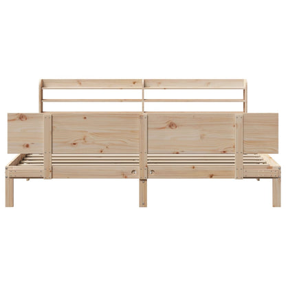 Bed Frame with Headboard without Mattress 180x200 cm Super King