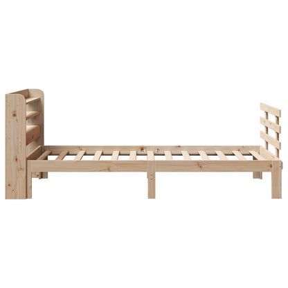 Bed Frame with Headboard without Mattress 90x190 cm Single