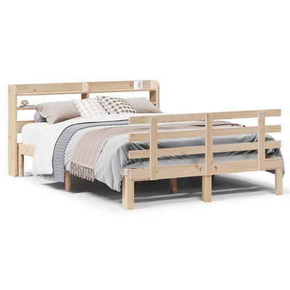 Bed Frame with Headboard without Mattress 120x190 cm Small Double