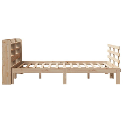 Bed Frame with Headboard without Mattress 120x190 cm Small Double
