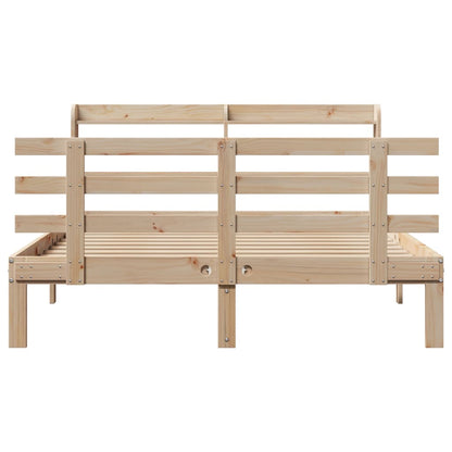 Bed Frame with Headboard without Mattress 150x200 cm King Size