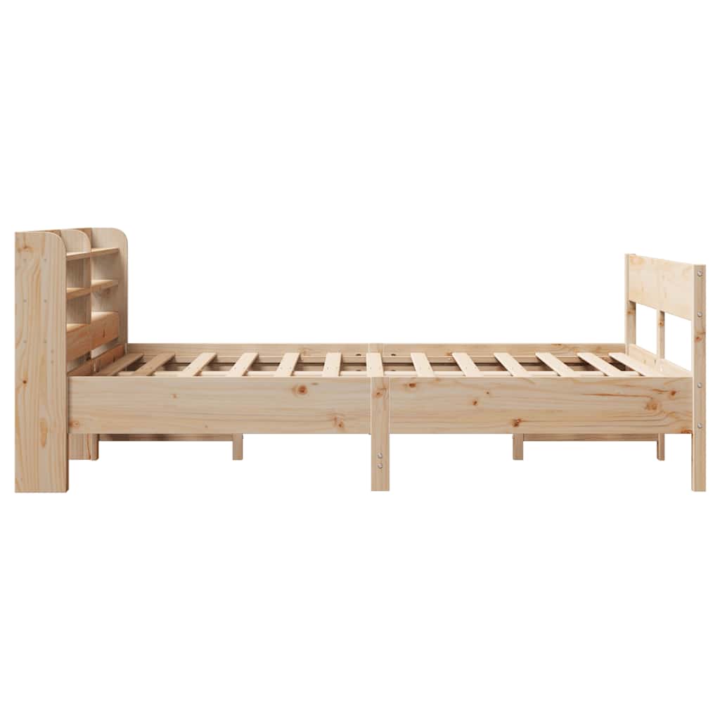 Bed Frame without Mattress 120x190 cm Small Double Solid Wood Pine