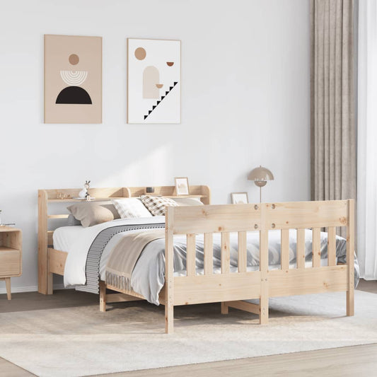 Bed Frame without Mattress 160x200 cm Solid Wood Pine