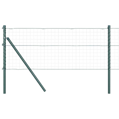 Fence Post Other 26 pcs Green 3.2 x 3.2 x 80 cm Steel