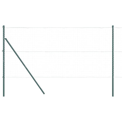 Fence Post Other 52 pcs Green 3.2 x 3.2 x 170 cm Steel