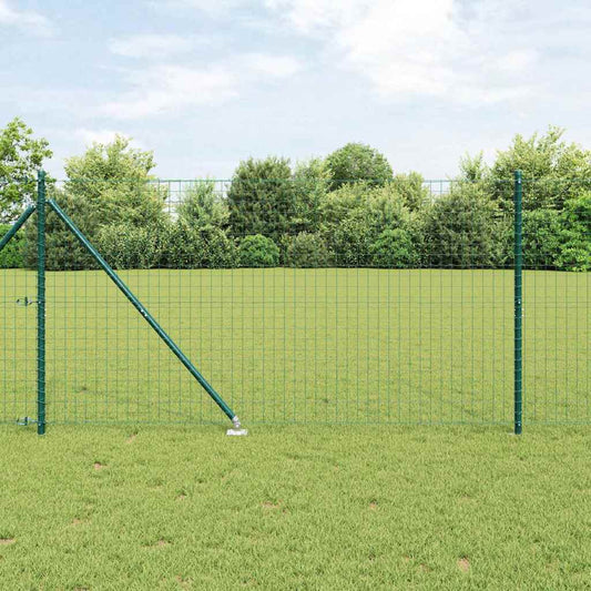 Fence Post Other 26 pcs Silver 3.2 x 3.2 x 160 cm Steel